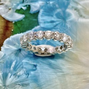 SOLD!!! 2.09 CTW Diamond White Gold Eternity Wedding Anniversary Stackable Band